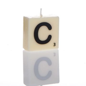 "C" Letter Candle