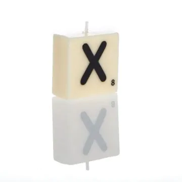 "X" Letter Candle