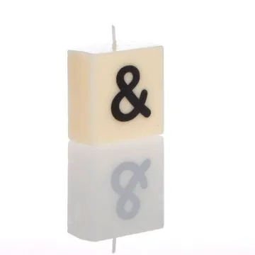 "&" (And) Symbol Candle